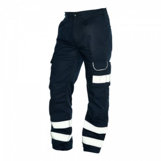 ORN Workwear Condor 2510 Hi Vis Combat Kneepad Workwear Trousers With Reflective Bands 65% polyester / 35% cotton